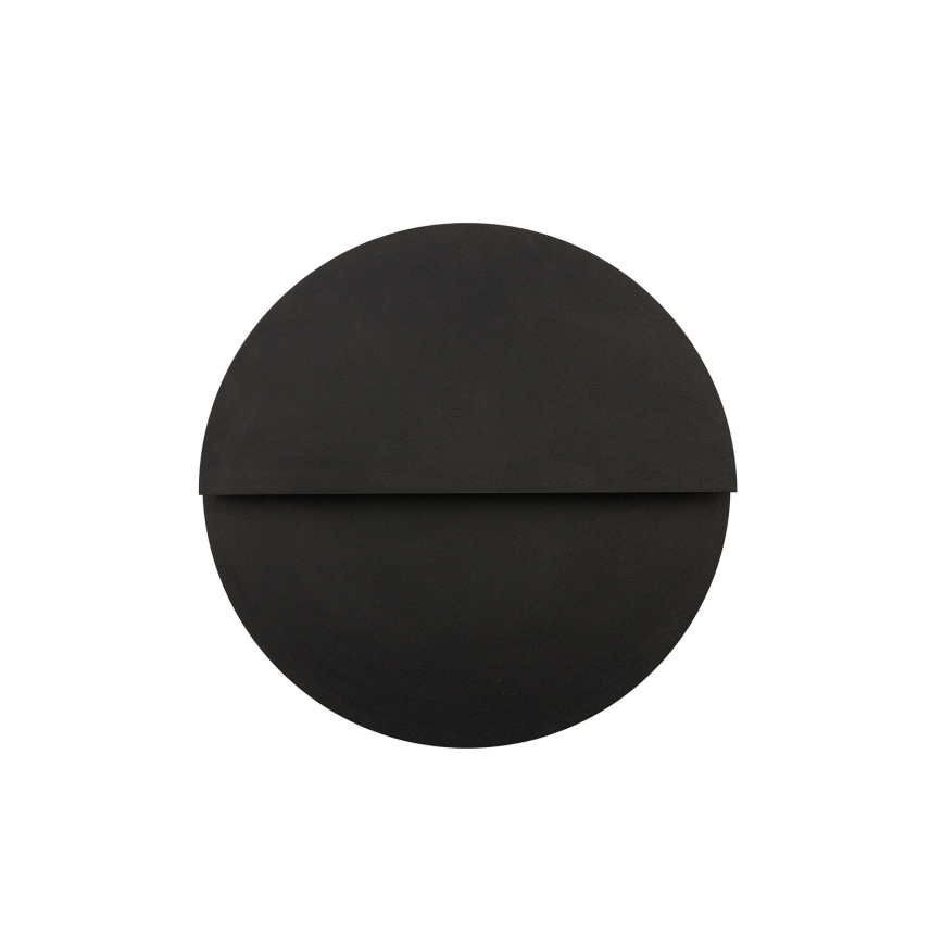 LED-Wandleuchte LUNA LED/7W/230V d 26 cm schwarz