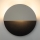LED-Wandleuchte LUNA LED/7W/230V d 36 cm schwarz/beige