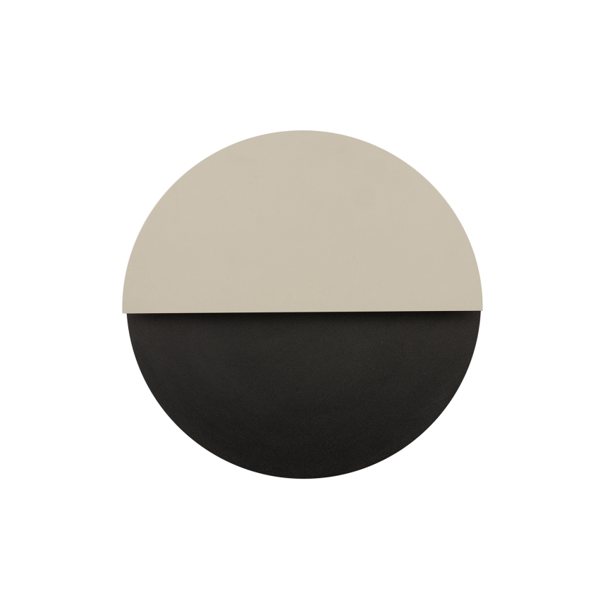 LED-Wandleuchte LUNA LED/7W/230V d 36 cm schwarz/beige
