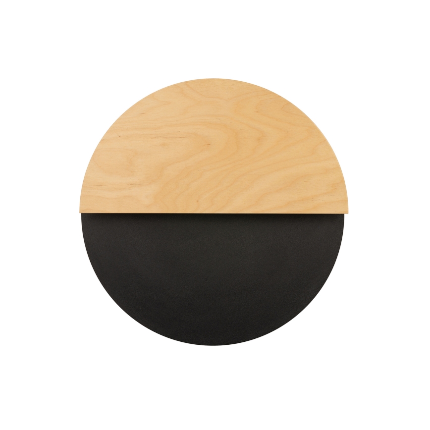 LED-Wandleuchte LUNA LED/7W/230V d 36 cm schwarz/beige