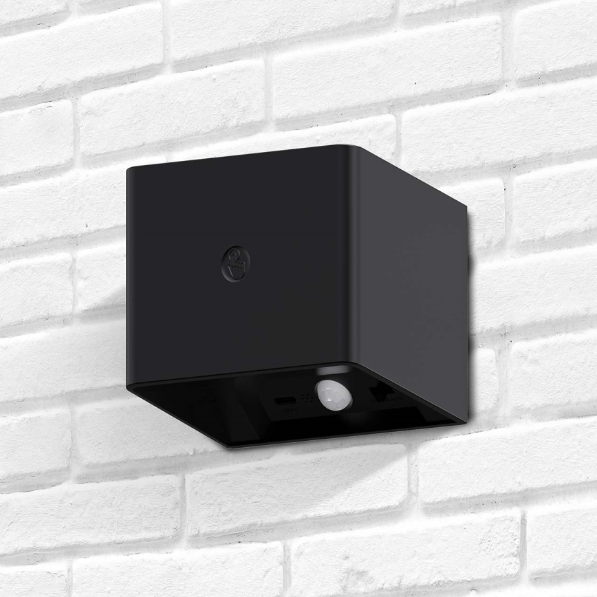 Dimmbare LED-Touch-Wandleuchte mit Sensor MIRI LED/2,5W/3,7V 3000/4000/6400K 4000 mAh schwarz