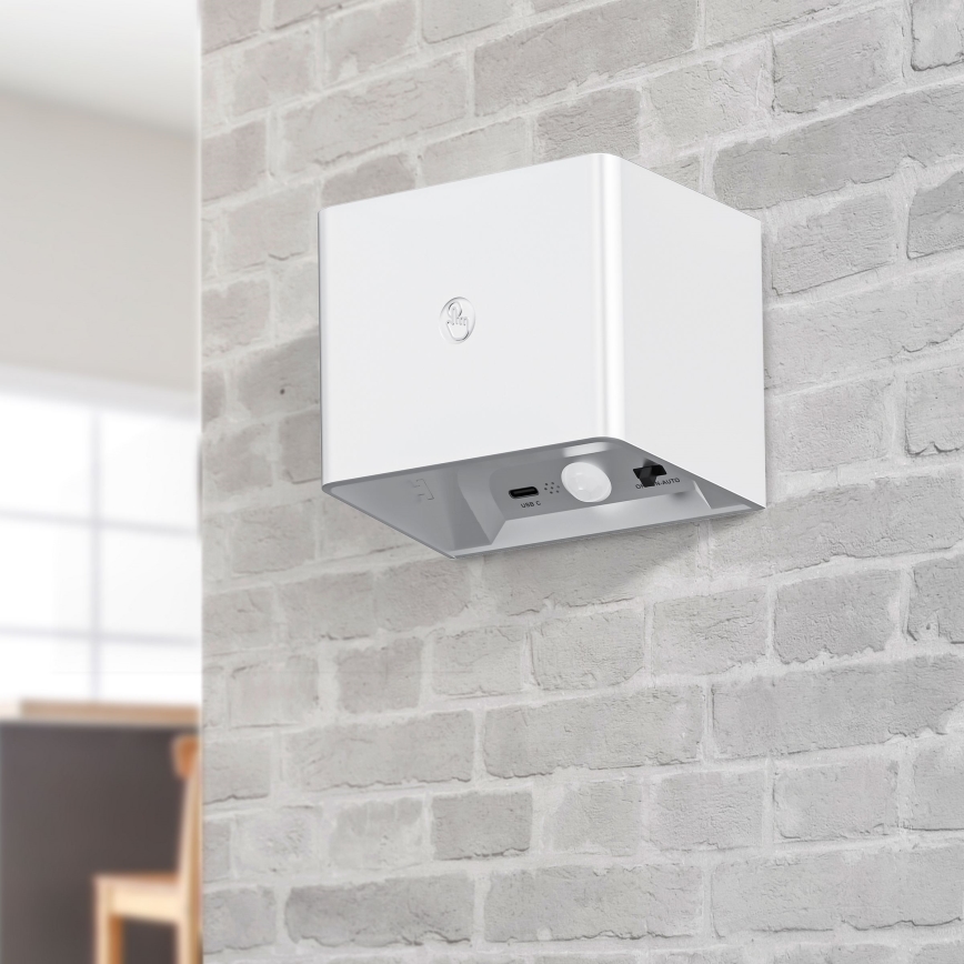 Dimmbare LED-Touch-Wandleuchte mit Sensor MIRI LED/2,5W/3,7V 3000/4000/6400K 4000 mAh weiß