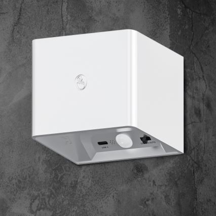 Dimmbare LED-Touch-Wandleuchte mit Sensor MIRI LED/2,5W/3,7V 3000/4000/6400K 4000 mAh weiß