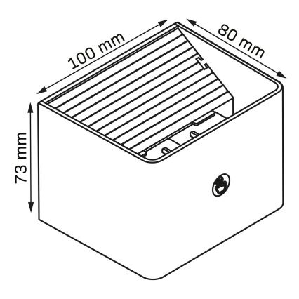 Dimmbare LED-Touch-Wandleuchte mit Sensor MIRI LED/2,5W/3,7V 3000/4000/6400K 4000 mAh weiß