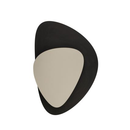 LED-Wandleuchte PEDRA LED/7W/230V schwarz/beige