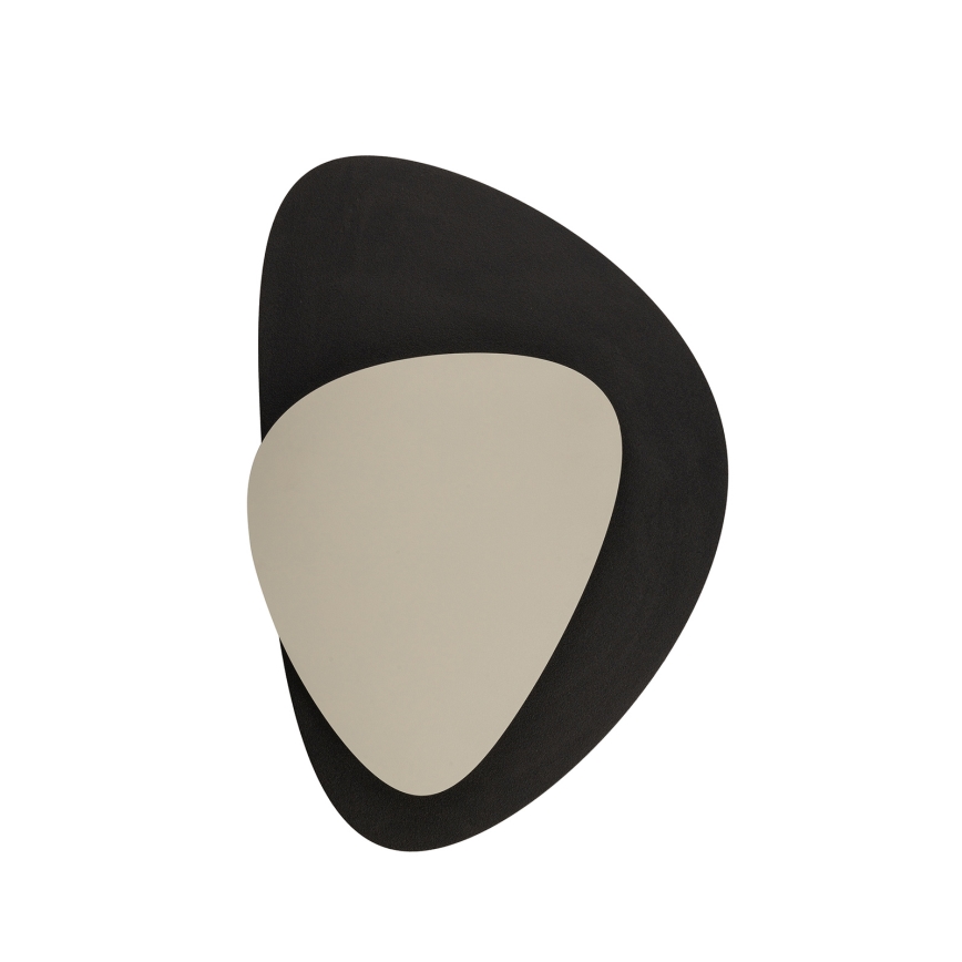 LED-Wandleuchte PEDRA LED/7W/230V schwarz/beige