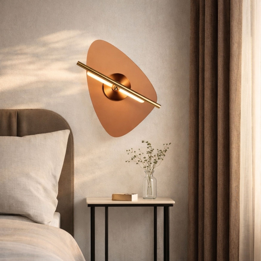 LED-Wandleuchte RELAX LED/5W/230V gold/rauchbraun