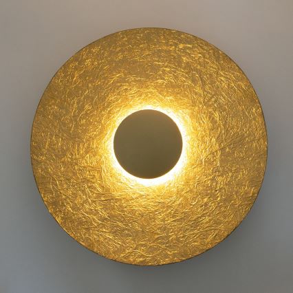 LED-Wandleuchte SOLE LED/16W/230V d 65 cm golden