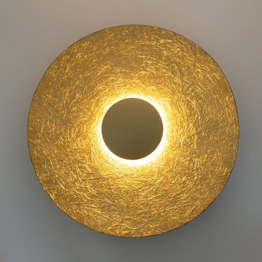 LED-Wandleuchte SOLE LED/16W/230V d 65 cm golden