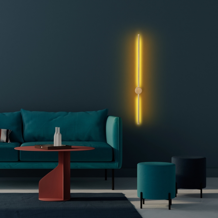 LED-Wandleuchte SWORD LED/13W/230V goldfarben