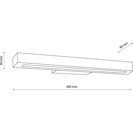 LED-Wandleuchte TEO LED/8W/230V 3000K Kiefer