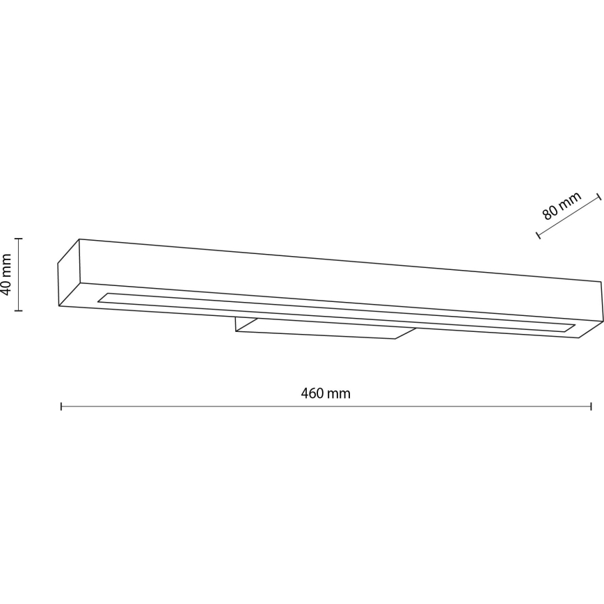 LED-Wandleuchte TEO LED/8W/230V 3000K Kiefer