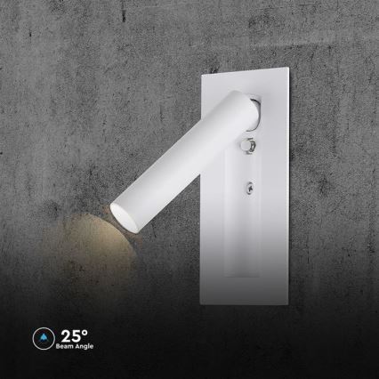 LED-Wandspot LED/2W/230V 3000K weiß