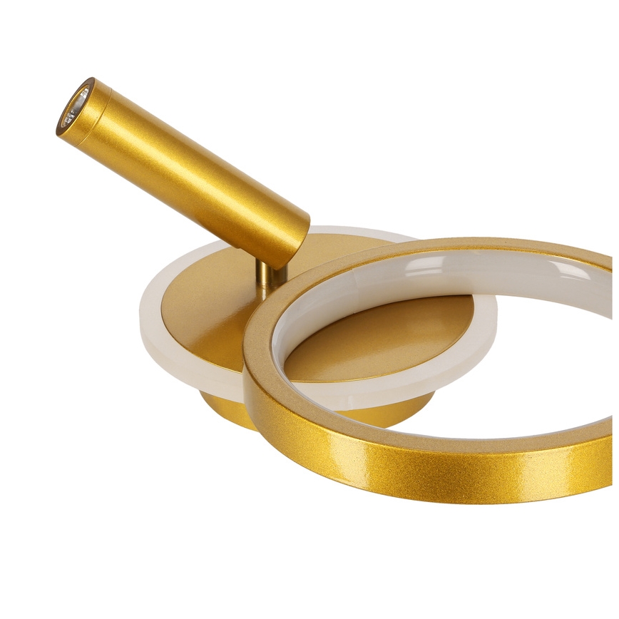 LED-Wandspot MONET LED/15W/230V goldfarben