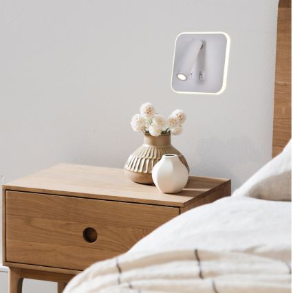 LED-Wandstrahler IRIS LED/14W/230V 3000K weiß