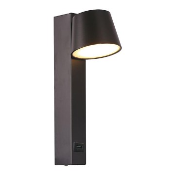 LED-Wandstrahler mit USB-Anschluss LED/8W/230V 3000K