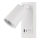 LED-Wandstrahler mit USB LED/5W/230V weiß