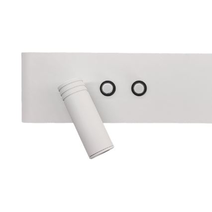 LED-Wandstrahler RESORT LED/10W/230V + LED/3W, weiß, links