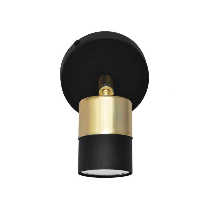 LED-Wandstrahler TUBSSON 1xGU10/4,8W/230V schwarz/golden