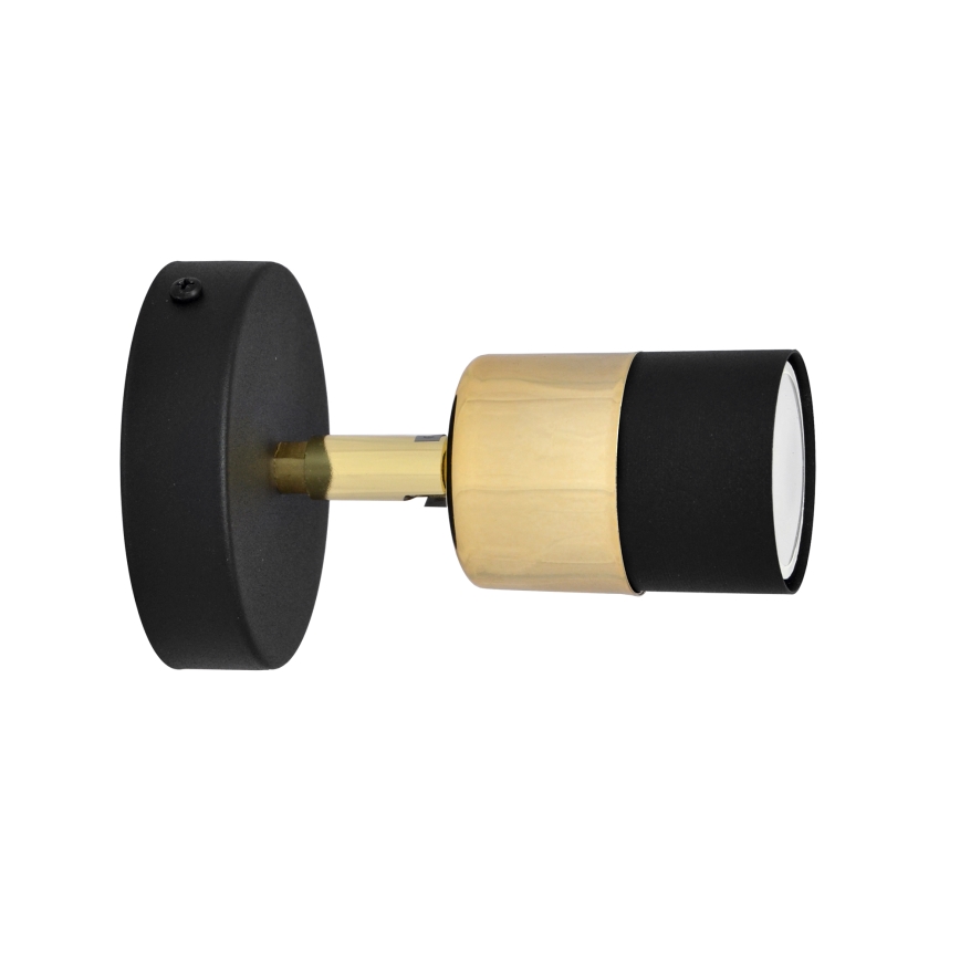 LED-Wandstrahler TUBSSON 1xGU10/4,8W/230V schwarz/golden