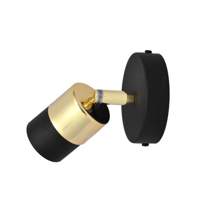 LED-Wandstrahler TUBSSON 1xGU10/4,8W/230V schwarz/golden
