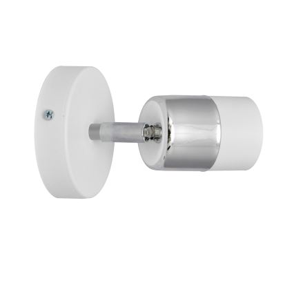 LED-Wandstrahler TUBSSON 1xGU10/4,8W/230V weiß/glänzendes Chrom