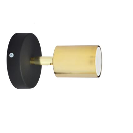 LED Wandstrahler TUNE 1xGU10/4,8W/230V golden/schwarz