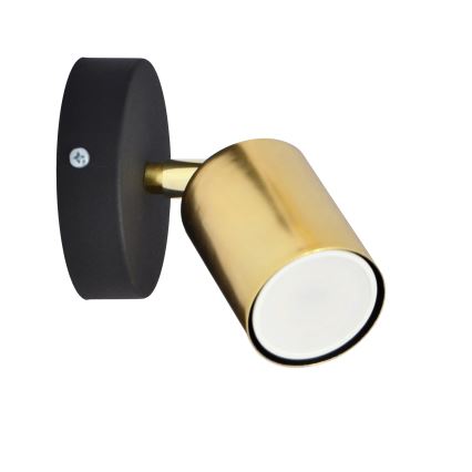 LED Wandstrahler TUNE 1xGU10/4,8W/230V golden/schwarz