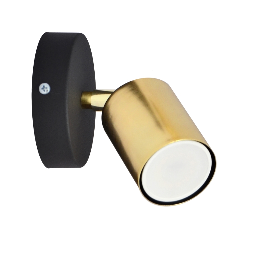 LED Wandstrahler TUNE 1xGU10/4,8W/230V golden/schwarz