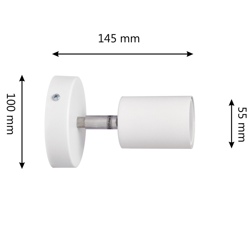 LED-Wandstrahler TUNE 1xGU10/4,8W/230V weiß