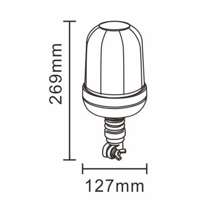 LED-Warnleuchte LED/12-24V IP66