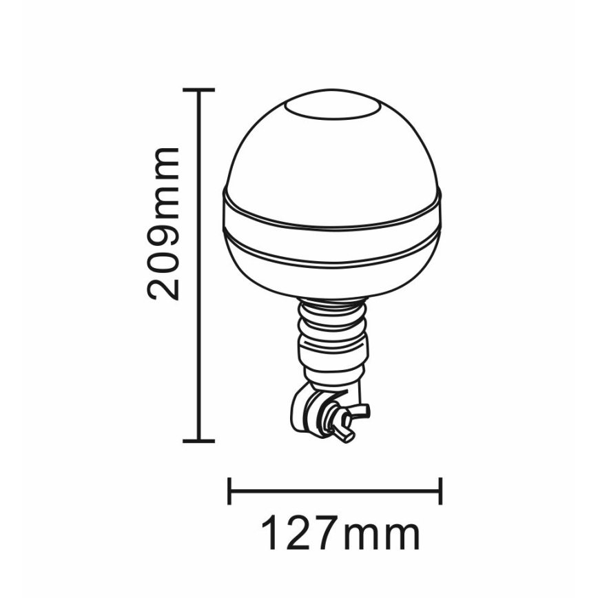 LED Warnleuchte LED/12-24V IP66