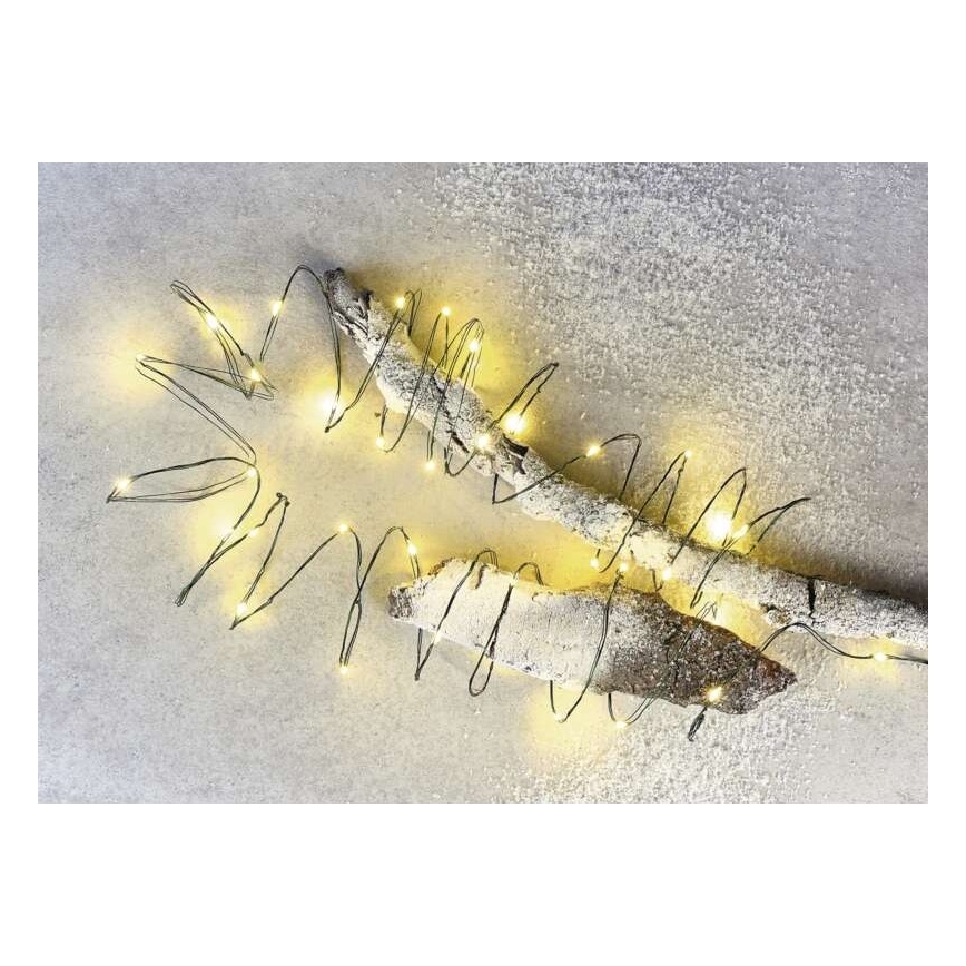 LED-Weihnachts-Außenlichterkette 150 LEDs/20 m IP44 warmweiß