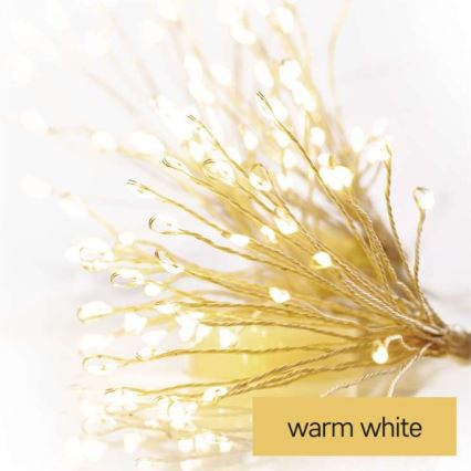 LED Weihnachts-Lichterkette 150xLED/5,35m warmweiß