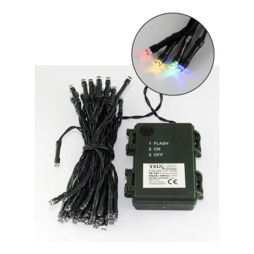 LED Weihnachts-Lichterkette für den Außenbereich 10,8m 100xLED/2 Funktionen 10,8m IP44 mehrfarbig