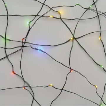LED-Weihnachts-Lichterkette für den Außenbereich 150xLED/20m IP44 mehrfarbig