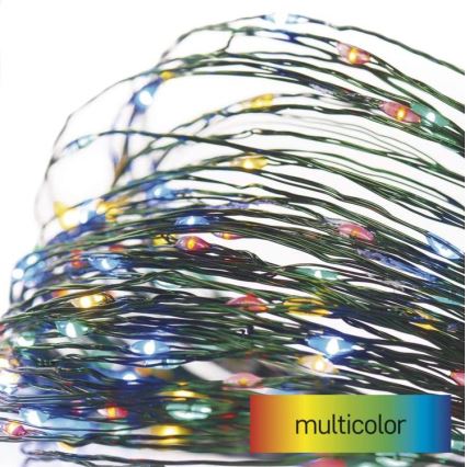LED-Weihnachts-Lichterkette für den Außenbereich 150xLED/20m IP44 mehrfarbig