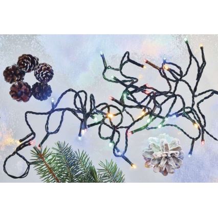 LED-Weihnachts-Lichterkette für den Außenbereich 180xLED/23m IP44 mehrfarbig