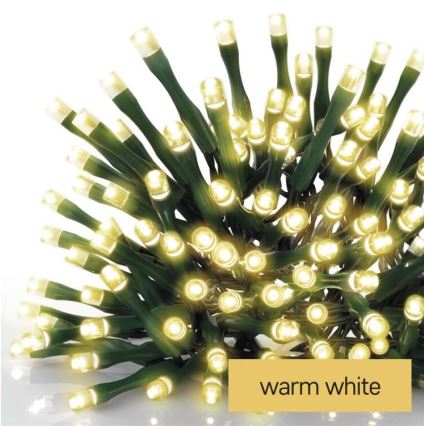 LED Weihnachts-Lichterkette für den Außenbereich 180xLED/23m IP44 warmweiß
