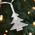 LED Weihnachts-Lichterkette für den Außenbereich 20xLED/2xAA 2,2 m IP44 mehrfarbig Tannenbäume