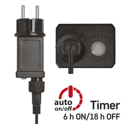 LED Weihnachts-Lichterkette für den Außenbereich 40xLED/9m IP44 warmweiß