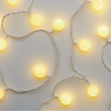 LED Weihnachts-Lichterkette für den Außenbereich 40xLED/9m IP44 warmweiß