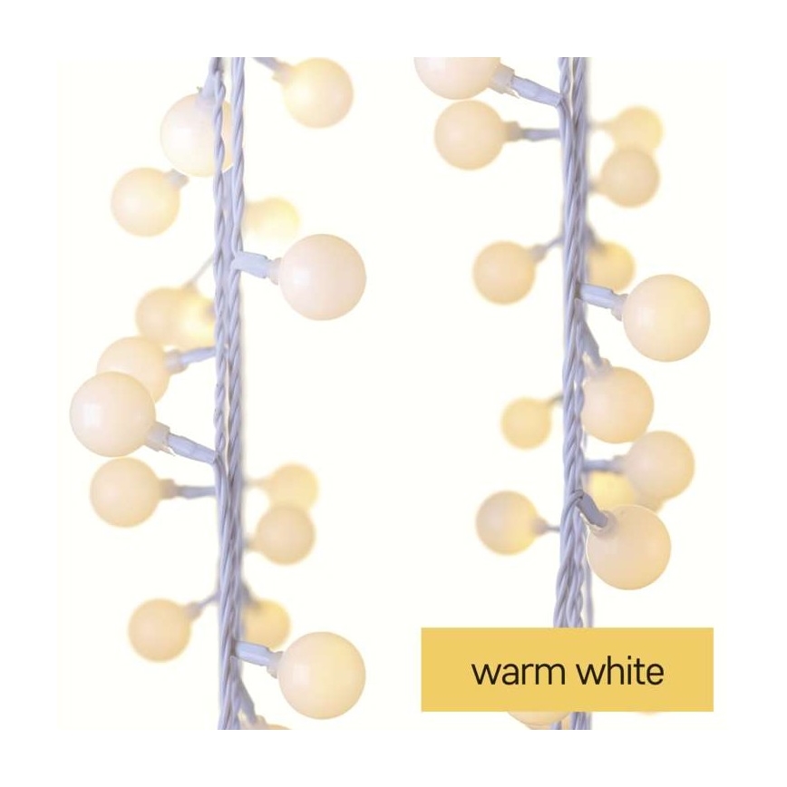 LED Weihnachts-Lichterkette für den Außenbereich 40xLED/9m IP44 warmweiß