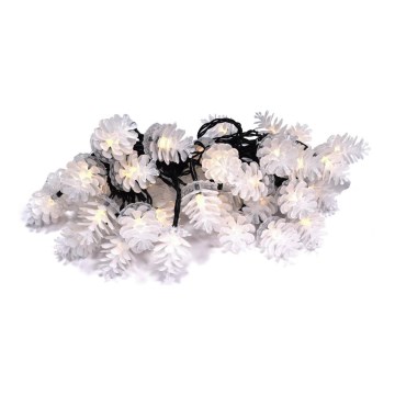 LED-Weihnachts-Lichterkette für den Außenbereich 80 LEDs / 25 m IP44 warmweiß
