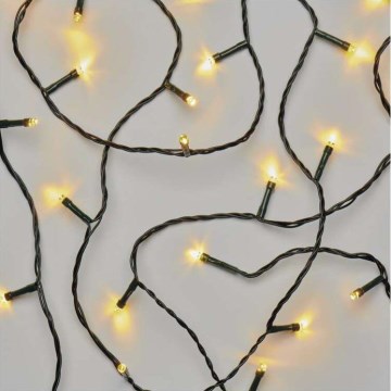 LED Weihnachts-Lichterkette für den Außenbereich 80×LED/3×AA 6,1 m IP44 warmweiß