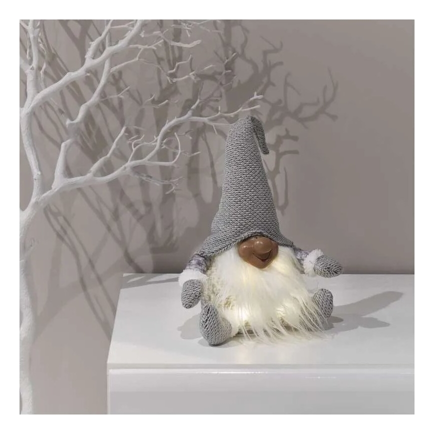 LED Weihnachtsdekoration 4xLED/3xAA Wichtel