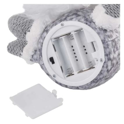 LED Weihnachtsdekoration 4xLED/3xAA Wichtel