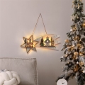 LED Weihnachtsdekoration 10xLED/2xAA Komet