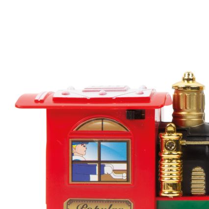 LED-Weihnachtsdekoration 10xLED/4xAA Zug