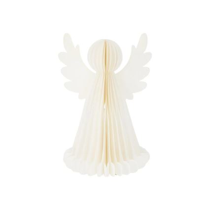 LED Weihnachtsdekoration 12xLED/3xAA 38 cm warmweiß Engel